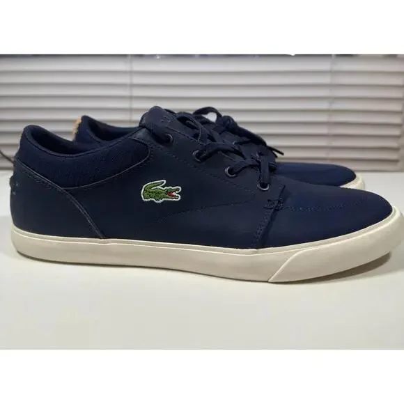 Lacoste Men's Bayliss Sneakers 119 1 CMA Navy/Off White Size 9 - Picture 2 of 9